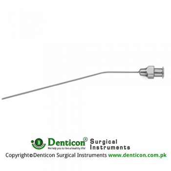 Verhoeven Suction Cannula With Luer Cone Stainless Steel, 10 cm - 4" Diameter 1.5 mm Ø