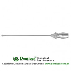 Vein Cannula Button End - With Tube Connector Stainless Steel, Cannula Size Ø 1.2 x 80 mm