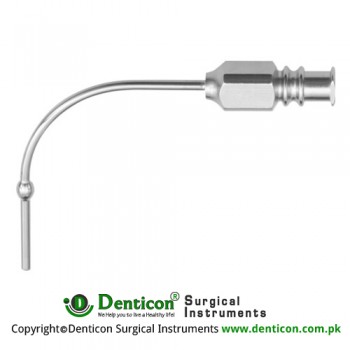 Vollmar Vessel Irrigation Cannula With Luer Lock Connection Stainless Steel, 6 cm - 2 1/4" Diameter 2.0 mm Ø