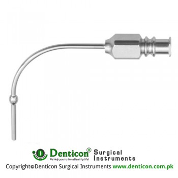 Vollmar Vessel Irrigation Cannula With Luer Lock Connection Stainless Steel, 6 cm - 2 1/4" Diameter 1.5 mm Ø