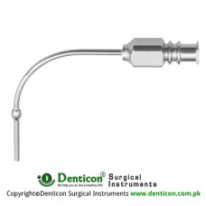 Vollmar Vessel Irrigation Cannula With Luer Lock Connection Stainless Steel, 6 cm - 2 1/4" Diameter 2.5 mm Ø