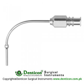 Vollmar Vessel Irrigation Cannula With Luer Lock Connection Stainless Steel, 6 cm - 2 1/4" Diameter 2.5 mm Ø