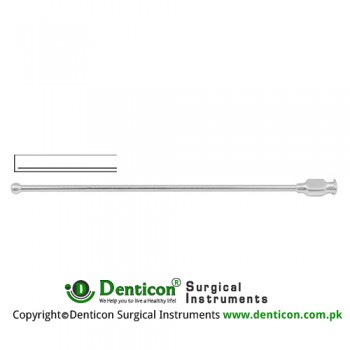 Schmid Vessel Irrigation Cannula Malleable - With Luer Lock Connection Stainless Steel, 15 cm - 6" Diameter 3.0 mm Ø