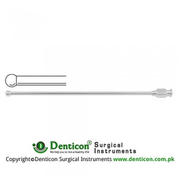 Schmid Vessel Irrigation Cannula Malleable - With Luer Lock Connection Stainless Steel, 15 cm - 6" Diameter 4.0 mm Ø