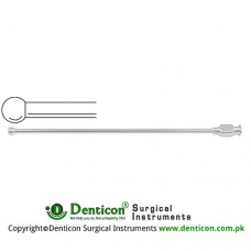 Schmid Vessel Irrigation Cannula Malleable - With Luer Lock Connection Stainless Steel, 15 cm - 6" Diameter 6.0 mm Ø