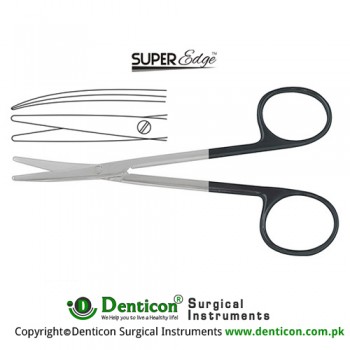 Metzenbaum SuperEdge™ Dissecting Scissor / Opreating Scissor Curved - Blunt/Blunt Stainless Steel, 11.5 cm - 4 1/2"