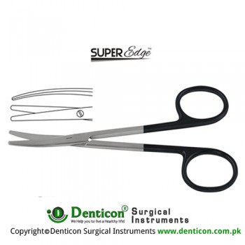 Metzenbaum-Fino SuperEdge™Dissecting Scissor Curved - Blunt/Blunt Slender Pettern Stainless Steel, 14.5 cm - 5 3/4"