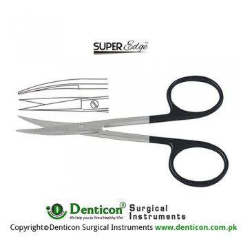 SuperEdge™ Iris Scissor Curved Stainless Steel, 11.5 cm - 4 1/2"