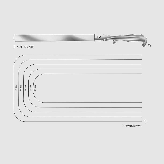 Abdominal Retractor, Malleable, W/ Handle – Denticon Instruments