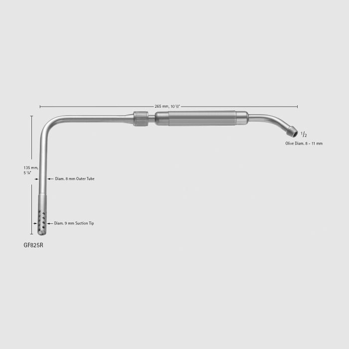 COOLEY Suction Tube W/ Detachable Tip – Denticon Instruments
