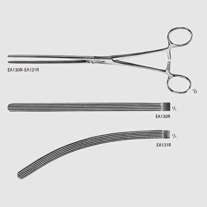 DOYEN Intestinal Forceps, Elastic Blades, Longitudinal Serations ...
