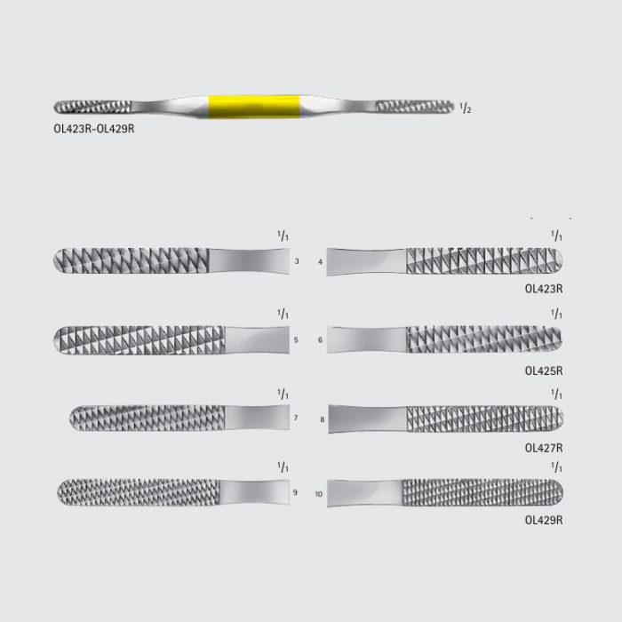 DUROGRIP™ TC FOMON Rasp, Double Ended – Denticon Instruments