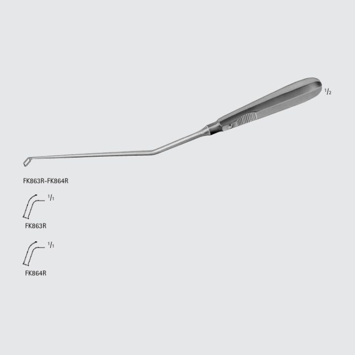 CASPAR Bone Curette, Toothed – Denticon Instruments