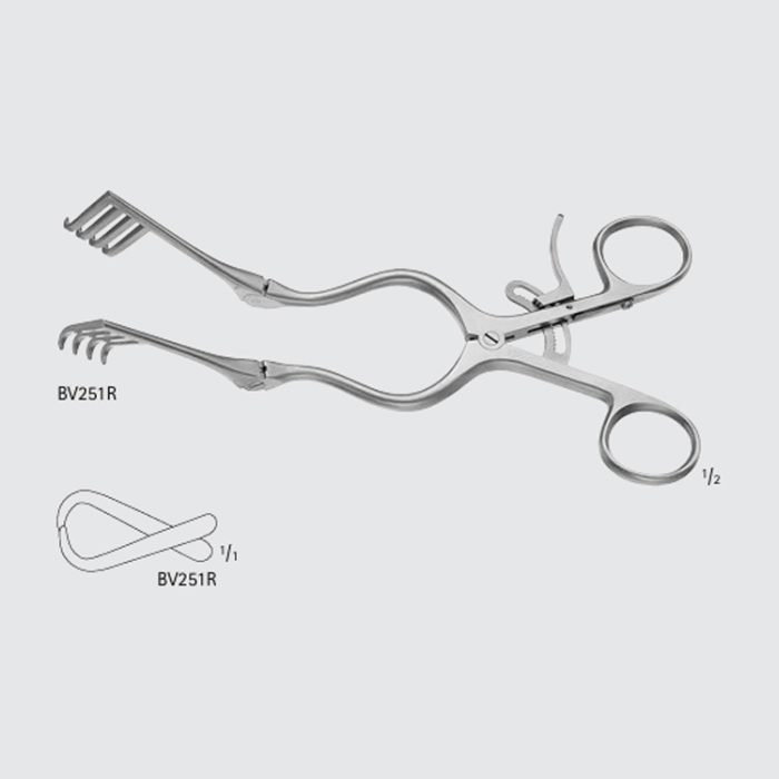ADSON Self Retaining Retractor, Hinged – Denticon Instruments